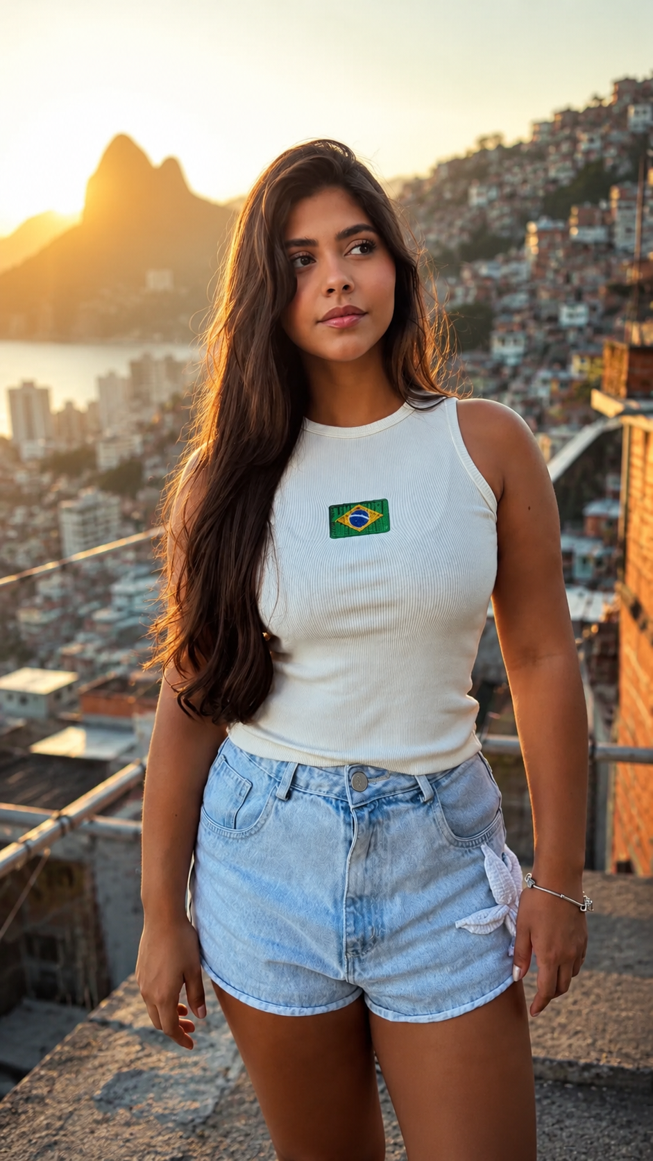 Brazil Flag Ribbed Vest Top – Made in Brazil