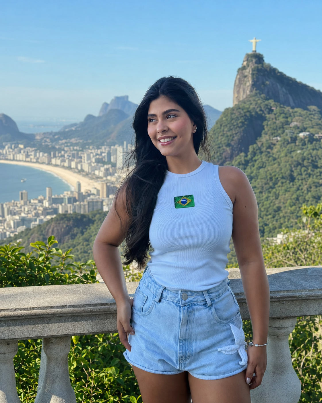 Brazil Flag Ribbed Vest Top – Made in Brazil